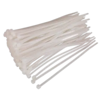 Cable Tie 150 x 3.6mm, White - Pack of 100 [CT15036P100W]