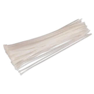 Cable Tie 380 x 4.8mm, White - Pack of 100 [CT38048P100W]