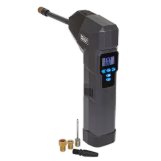 Compact Rechargeable Tyre Inflator & Power Bank with Worklight [CTI120]