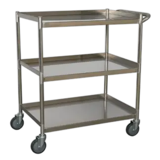 Premier™ Stainless Steel Workshop Trolley 3-Level [CX410SS]