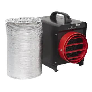 Industrial Fan Heater with Ducting 3kW/230V [DEH3001]