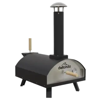 Dellonda Wood-Fired Pizza Oven 14" - Black [DG10]