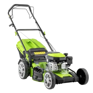 Dellonda Self-Propelled Petrol Lawnmower Grass Cutter with Height Adjustment & Grass Bag 170cc 20"/51cm 4-Stroke Engine [DG102]