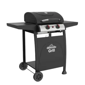Dellonda 2 Burner Gas BBQ Grill with Piezo Ignition & Thermometer [DG13]