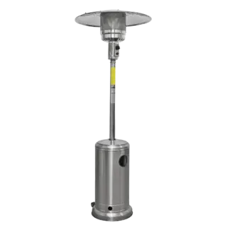 Dellonda Outdoor Garden Gas Patio Heater 13kW Commercial & Domestic Use, Stainless Steel [DG2]