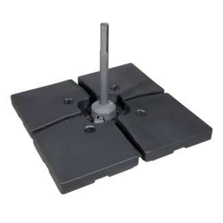 Dellonda Fillable Parasol Base, Water/Sand Fill 92L 4pc [DG269]