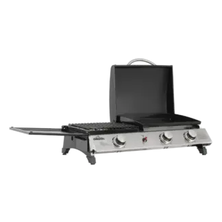 Dellonda 3 Burner Stainless Steel Portable Gas Plancha/Grill 8.5kW [DG276]