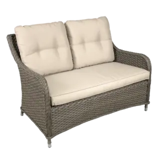 Dellonda Chester Rattan Wicker Outdoor 2-Seater Sofa [DG70]