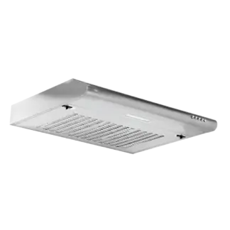 Baridi Visor Cooker Hood Extractor Fan 60cm - Stainless Steel [DH108]
