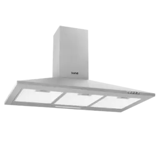 Baridi Cooker Hood with Carbon Filters 90cm - Stainless Steel [DH127]