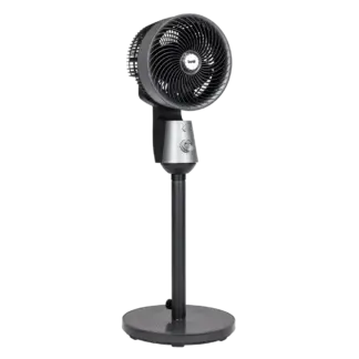 Baridi 10" Pedestal Fan with Manual Control 230V - Grey [DH142]