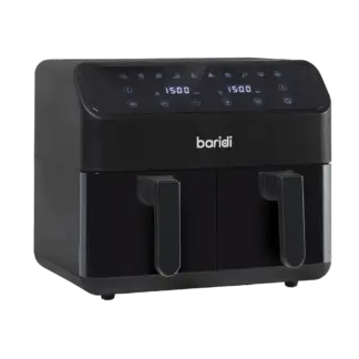 Baridi Dual Zone Air Fryer 8L with 8-in-1 Functions Touch Controls, Easy-Clean, Black - DH172 [DH172]