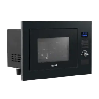 Baridi Integrated Microwave Oven with Grill 25L Capacity 900W - Black [DH198]