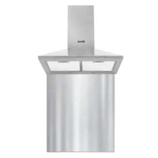 Baridi Cooker Hood with Carbon Filters & Splashback 60cm - Stainless Steel [DH207]