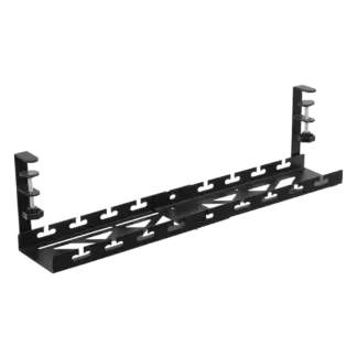 Dellonda Extendable Cable Management Tray 435/730 x 130 x 190 - Black [DH276]