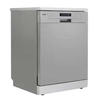 Baridi Regular Sized Freestanding Dishwasher 60cm Wide 13 Place Settings - Silver [DH280]