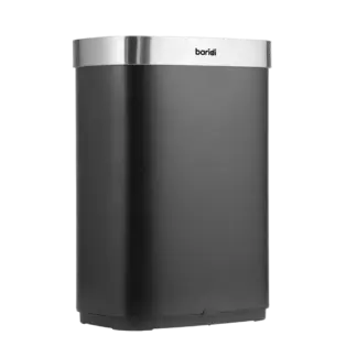 Baridi Sensor Bin 65L - Black/Stainless Steel [DH282]