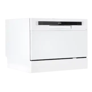 Baridi Tabletop Dishwasher 6 Place Settings 6.5L Capacity - White [DH83]