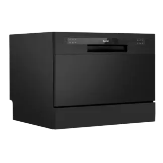 Baridi Tabletop Dishwasher 6 Place Settings 6.5L Capacity - Black [DH85]