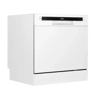 Baridi Tabletop Dishwasher 8 Place Settings 8L Capacity - White [DH86]