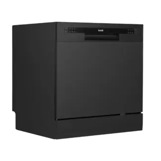 Baridi Tabletop Dishwasher 8 Place Settings 8L Capacity - Black [DH88]