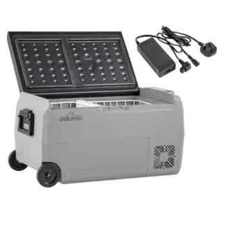 Dellonda Portable Fridge Freezer/Cool Box with LED Display & AC/DC 230V Adaptor 36L [DL131]