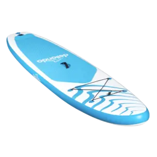 Dellonda Inflatable Stand-Up Paddle Board 10'6" - Light Blue/White [DL152]