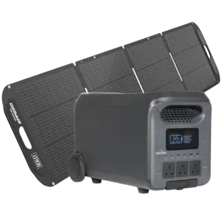 Dellonda Portable Power Station 3000W & ETFE Foldable Solar Panel 220W [DL181]