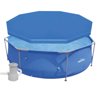 Dellonda Swimming Pool Top Cover with Rope Ties for DL19 [DL40]