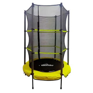 Dellonda Mini Trampoline with Safety Enclosure Net 4.6ft [DL65]