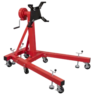Folding 360º Rotating Engine Stand with Geared Handle Drive 680kg Capacity [ES680D]