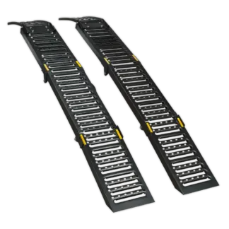 Steel Folding Loading Ramps 500kg Capacity - Pair [FCR500]