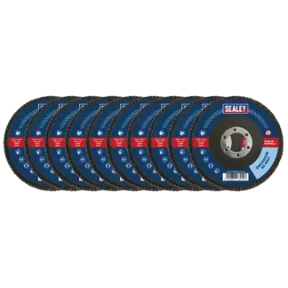 115mm Zirconium Flap Discs 60Grit 22mm Bore - Pack of 10 [FD1156010]