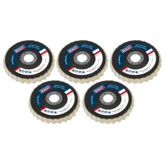 Felt Flap Disc Ø115mm Ø22mm Bore - Pack of 5 [FFD5]
