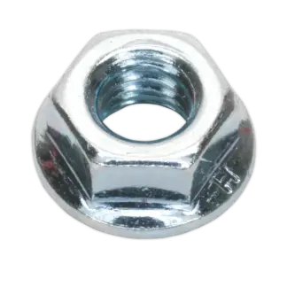 Zinc Plated Serrated Flange Nut M6 - Pack of 100 [FN6]