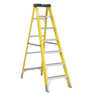 Fibreglass Step Ladder 6-Tread - EN 131 [FSL7]