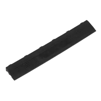 Polypropylene Floor Tile Edge 400 x 60mm, Black Female - Pack of 6 [FT3EBF]
