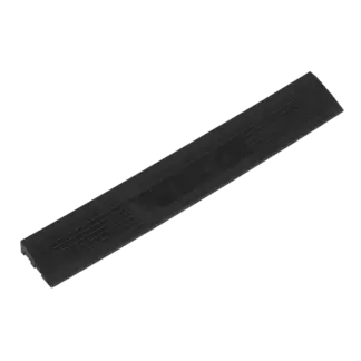 Polypropylene Floor Tile Edge 400 x 60mm, Black Male - Pack of 6 [FT3EBM]