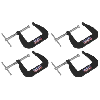 Junior C-Clamp Set 64 x 64mm 4pc [GCC01]