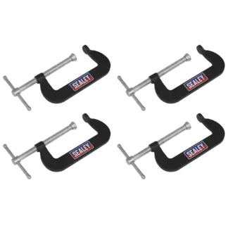 Junior C-Clamp Set 76 x 35mm 4pc [GCC02]