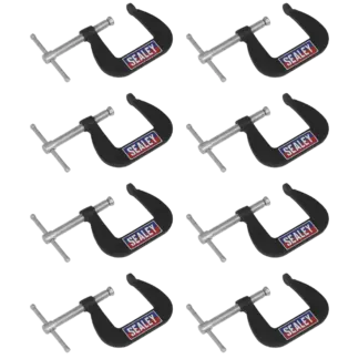Junior C-Clamp Set 38 x 38mm 8pc [GCC03]