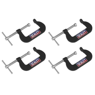 Junior C-Clamp Set 51 x 32mm 4pc [GCC06]