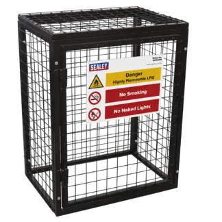 Gas Cylinder Safety Cage -  2 x 19kg [GCSC219]