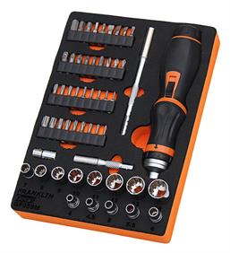 Gear F 59pce Multidrive Socket and Ratchet Screwdriver Set 1/4"dr