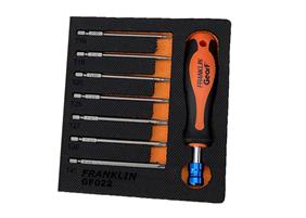 Gear F 8 pce 90mm Bit Screwdriver set