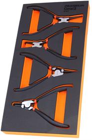 Gear F 4 pce 7" Circlip Plier Set