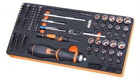 Gear F 106pce Master Screwdriver and Mini Ratchet Set 1/4"dr