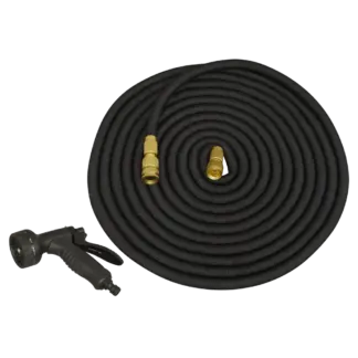 Ø17mm Expandable Garden Hose Black 15m Premium [GH15E]