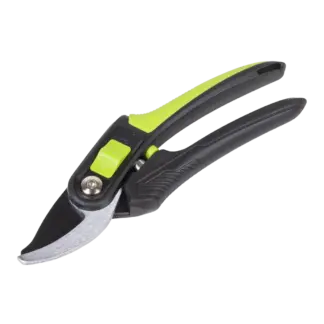 Bypass Secateurs with Soft Grip Handle, 3-Stage Safety Lock & Carbon Steel Blade, 220mm [GTSG004]