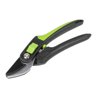 Anvil Secateurs with Soft Grip Handle, 3-Stage Safety Lock & Carbon Steel Blade, 220mm [GTSG005]